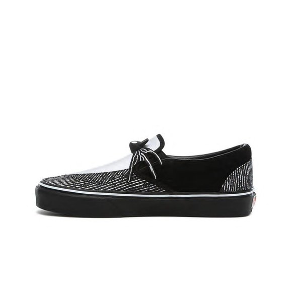 Vans x Disney Night Before Christmas Classic Slip-On Shoes Jack Skellington sz 5 - Picture 4 of 16